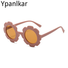 Load image into Gallery viewer, Cute Flower Shape Kids Sunglasses Girls Round Sunglasses Children Eyeglasses Baby Color Sunglasses Boys Eyewear UV Protection