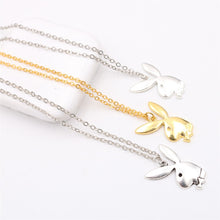 Load image into Gallery viewer, Cute Rabbit Necklace, Rabbit Charms, Rabbit Gentleman Charms, DIY Animal Jewelry Charms, Friend&#39;s Gifts A1715