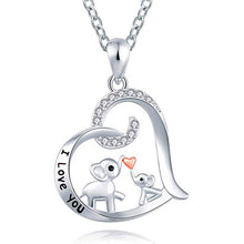 Load image into Gallery viewer, Cute Rainbow Unicorn Necklace Fashion Cartoon Animal Necklaces for Kids Children Heart Statement Jewelry Gifts 2020 New