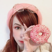 Load image into Gallery viewer, Cute Sakura Pendant Clear Optical Glasses Frame Women Round Girls Retro Eyeglasses Gothic Handmade Eyewear Glass Oculos De Gafas