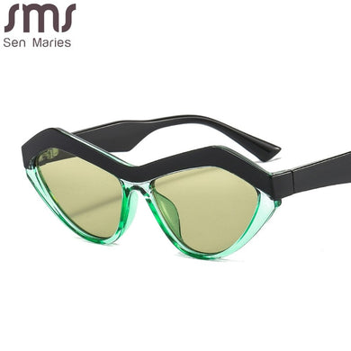 Cute Sexy Ladies Cat Eye Sunglasses Women Vintage Retro Small Triangular Cateye Glasses Female Oculos De Sol UV400