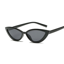 Load image into Gallery viewer, Cute Sexy Retro Cat Eye Sunglasses Women Small Black Transparent Pink 2023 Triangle Vintage Sun Glasses Red Female Uv400