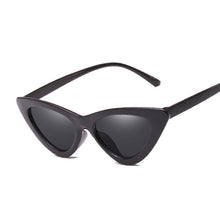 Load image into Gallery viewer, Cute Sexy Retro Cat Eye Sunglasses Women Small Black White Triangle Vintage Ladies Sun Glasses Red Female UV400