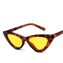 Load image into Gallery viewer, Cute Sexy Retro Cat Eye Sunglasses Women Small Black White Triangle Vintage Ladies Sun Glasses Red Female UV400