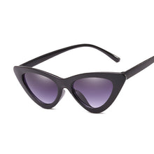 Load image into Gallery viewer, Cute Sexy Retro Cat Eye Sunglasses Women Small Black White Triangle Vintage Ladies Sun Glasses Red Female UV400