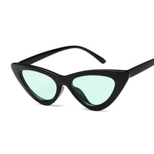 Load image into Gallery viewer, Cute Sexy Retro Cat Eye Sunglasses Women Small Black White Triangle Vintage Ladies Sun Glasses Red Female UV400