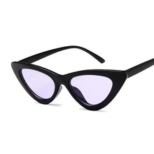 Load image into Gallery viewer, Cute Sexy Retro Cat Eye Sunglasses Women Small Black White Triangle Vintage Ladies Sun Glasses Red Female UV400