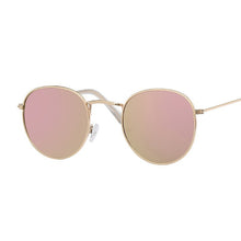 Load image into Gallery viewer, Cute Sexy Retro Oval Sunglasses Women Famous Brand Small Gold Black Vintage Retro Sun Glasses Female Silver Eyewear Oculos