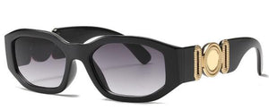 Cute Unique Gradient Rectangle Sunglasses Designer Shades For Women Summer Traveling Black Oculos  Big Frame Sun Glasses