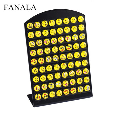 Cute gift smileys hairpins earrings WIFE pairs cabochon for stud Funny KISS jewelry 36 ear emoji smileys women