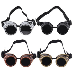 Cyber Goggles Steampunk Glasses Vintage Retro Welding Punk Gothic Sunglasses 2023 Retro Steampunk Cyber Goggles Glasses