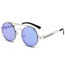 Load image into Gallery viewer, Cyberpunk Round Gothic Sunglasses Steampunk Retro Sunglasses Ladies Men's Sunglasses Shadow Driving Sunglasses UV400 Goggles
