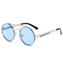 Load image into Gallery viewer, Cyberpunk Round Gothic Sunglasses Steampunk Retro Sunglasses Ladies Men's Sunglasses Shadow Driving Sunglasses UV400 Goggles