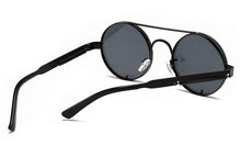 Load image into Gallery viewer, Cyberpunk Round Gothic Sunglasses Steampunk Retro Sunglasses Ladies Men's Sunglasses Shadow Driving Sunglasses UV400 Goggles