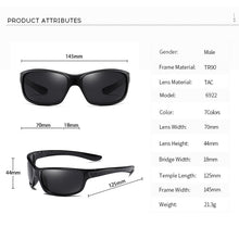 Carica l&#39;immagine nel visualizzatore di Gallery, Cycling Sunglasses Men Ultralight TR90 Outdoor Sports Women Sun Glasses Polarized UV400 Anti-Ultraviolet Running Eyewear 6922