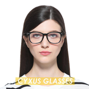 Cyxus Occhiali da Computer Anti Luce Blu per Anti Affaticamento degli Occhi Lenti PC Trasparenti TR90 Aggiornamento Telaio per Occhiali da Vista da Donna da Uomo 8182 