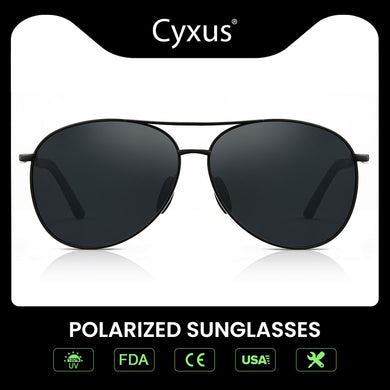 Cyxus Occhiali da sole polarizzati per uomo Donna Anti UV400 Occhiali classici Viaggi Guida Pesca Occhiali unisex1489 