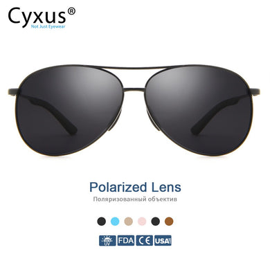 Cyxus Polarized Sunglasses for Men Women Anti UV400 Classic Glasses Travel Driving Fishing Unisex Eyewear1489