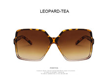 Load image into Gallery viewer, D&amp;T 2023 Higody Women Oversize Sunglasses Gradient Plastic Brand Designer Female Sun Glasses UV400 lentes de sol mujer