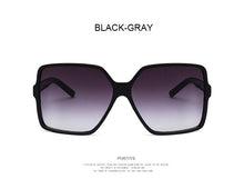 Load image into Gallery viewer, D&amp;T 2023 Higody Women Oversize Sunglasses Gradient Plastic Brand Designer Female Sun Glasses UV400 lentes de sol mujer
