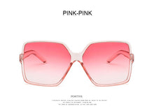 Load image into Gallery viewer, D&amp;T 2023 Higody Women Oversize Sunglasses Gradient Plastic Brand Designer Female Sun Glasses UV400 lentes de sol mujer
