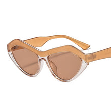 Load image into Gallery viewer, D&amp;T 2023 Cat Eye Sunglasses Women Men Distinctive Leopard Black Color Lens Frame Brand Designer Sell Sunglasses