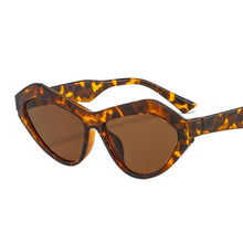 Load image into Gallery viewer, D&amp;T 2023 Cat Eye Sunglasses Women Men Distinctive Leopard Black Color Lens Frame Brand Designer Sell Sunglasses