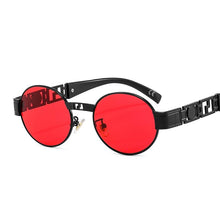 Carica l&#39;immagine nel visualizzatore di Gallery, D&amp;T 2023 Round Sunglasses Women Men  Brand Designer Trend Gradients Alloy Frame Carved Decoration Sun Glasses