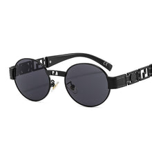 Carica l&#39;immagine nel visualizzatore di Gallery, D&amp;T 2023 Round Sunglasses Women Men  Brand Designer Trend Gradients Alloy Frame Carved Decoration Sun Glasses