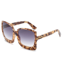 Load image into Gallery viewer, New Fashion Oversized Women Sunglasses Brand Designer Plastic Female Big Frame Gradient Sun Glasses UV400 gafas de sol mujer