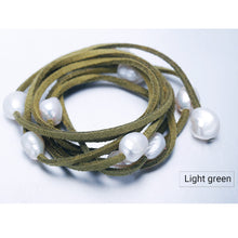 Carica l'immagine nel visualizzatore di Gallery, 2018 Trendy 9-10mm Baroque Pearl Bracelet DIY Bracelet Christmas gift For Lady