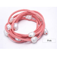 Carica l'immagine nel visualizzatore di Gallery, 2018 Trendy 9-10mm Baroque Pearl Bracelet DIY Bracelet Christmas gift For Lady