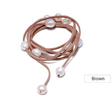 Carica l'immagine nel visualizzatore di Gallery, 2018 Trendy 9-10mm Baroque Pearl Bracelet DIY Bracelet Christmas gift For Lady