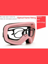Load image into Gallery viewer, DAISYER Cross-border foreign trade style adult ski goggles large spherical glasses card myopia glasses double anti - fog
