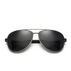 DANKEYISI Vintage Male Sunglasses Men Polarized Pilot Metal Frame Hd Sunglasses Glasses Drving Sunglasses Eyewear Free Bag