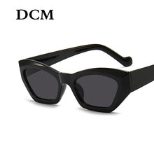 Load image into Gallery viewer, DCM 2023 Popular Cat Eye Sunglasses Woman Vintage Oval Sunglass Leopard Black Sun Glasses Shades UV400