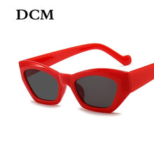 Load image into Gallery viewer, DCM 2023 Popular Cat Eye Sunglasses Woman Vintage Oval Sunglass Leopard Black Sun Glasses Shades UV400
