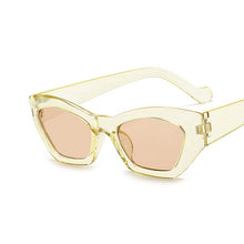 Load image into Gallery viewer, DCM 2023 Popular Cat Eye Sunglasses Woman Vintage Oval Sunglass Leopard Black Sun Glasses Shades UV400