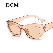 Load image into Gallery viewer, DCM 2023 Popular Cat Eye Sunglasses Woman Vintage Oval Sunglass Leopard Black Sun Glasses Shades UV400