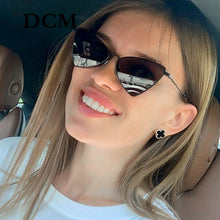Load image into Gallery viewer, DCM Metal Triangle Sunglasses Women Brand Designer Retro Ocean Lens Ladies Sun Glasses UV400 Gafas De Sol Mujer