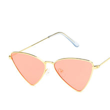 Load image into Gallery viewer, DCM Metal Triangle Sunglasses Women Brand Designer Retro Ocean Lens Ladies Sun Glasses UV400 Gafas De Sol Mujer