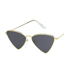 Load image into Gallery viewer, DCM Metal Triangle Sunglasses Women Brand Designer Retro Ocean Lens Ladies Sun Glasses UV400 Gafas De Sol Mujer