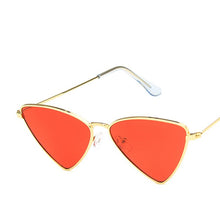 Load image into Gallery viewer, DCM Metal Triangle Sunglasses Women Brand Designer Retro Ocean Lens Ladies Sun Glasses UV400 Gafas De Sol Mujer