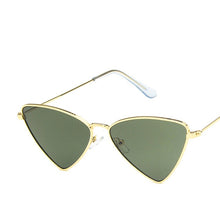 Load image into Gallery viewer, DCM Metal Triangle Sunglasses Women Brand Designer Retro Ocean Lens Ladies Sun Glasses UV400 Gafas De Sol Mujer