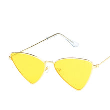 Load image into Gallery viewer, DCM Metal Triangle Sunglasses Women Brand Designer Retro Ocean Lens Ladies Sun Glasses UV400 Gafas De Sol Mujer