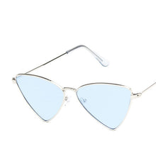 Load image into Gallery viewer, DCM Metal Triangle Sunglasses Women Brand Designer Retro Ocean Lens Ladies Sun Glasses UV400 Gafas De Sol Mujer