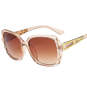 DCM Oversized Square Sunglasses Women Summer Gradient Big Style Classic Sun Sun glasses UV400