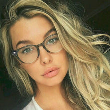 Load image into Gallery viewer, Women Glasses Frame Ladies Eyeglasses Frame Vintage Round Clear Lens Glasses Optical Spectacle Frame