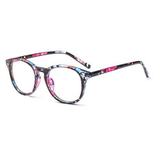 Load image into Gallery viewer, Women Glasses Frame Ladies Eyeglasses Frame Vintage Round Clear Lens Glasses Optical Spectacle Frame