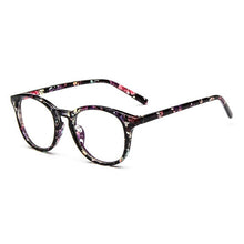 Load image into Gallery viewer, Women Glasses Frame Ladies Eyeglasses Frame Vintage Round Clear Lens Glasses Optical Spectacle Frame